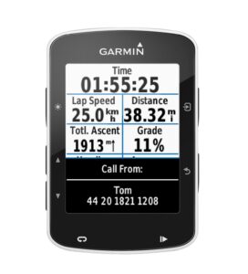 Garmin Edge 520 smart notifications