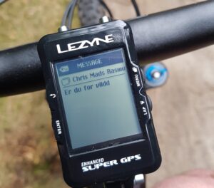 Smart besked på Lezyne super GPS